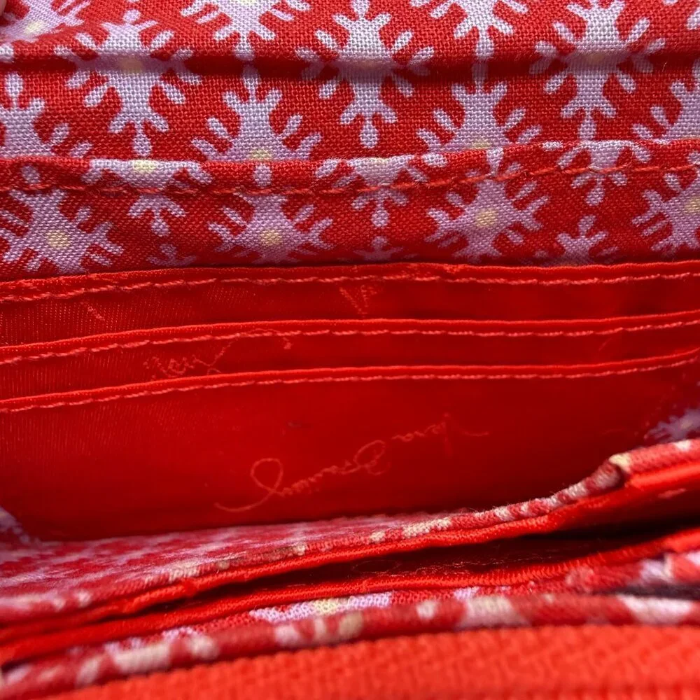 Vera Bradley Turn Lock Wrist Wallet Paisley In Paradise Quilted Wristlet Purse
